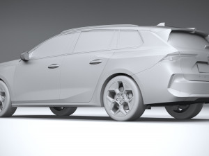 Opel Astra Sports Tourer 2022 3D Модель