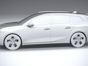 Opel Astra Sports Tourer 2022 3D Модель