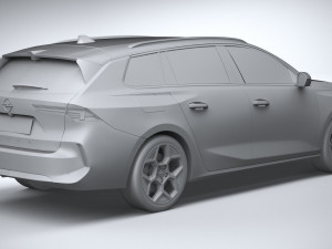 Opel Astra Sports Tourer 2022 3D Модель