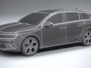 Opel Astra Sports Tourer 2022 3D Модель