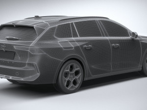 Opel Astra Sports Tourer 2022 3D Модель