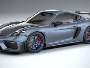 Porsche 718 Cayman GT4 RS 2022 3D Model