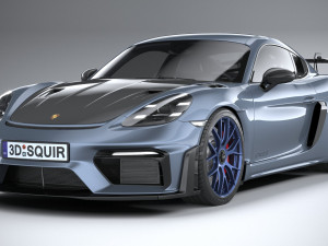 Porsche 718 Cayman GT4 RS 2022 3D Model
