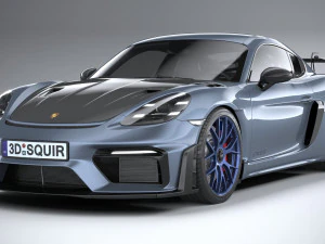 Porsche 718 Cayman GT4 RS 2022 3D Model