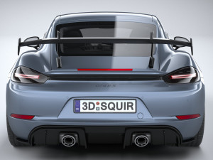 Porsche 718 Cayman GT4 RS 2022 3D Model