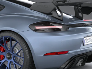 Porsche 718 Cayman GT4 RS 2022 3D Model
