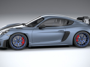 Porsche 718 Cayman GT4 RS 2022 3D Model