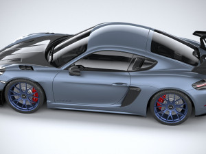 Porsche 718 Cayman GT4 RS 2022 3D Model