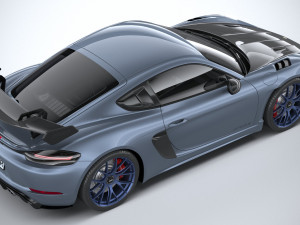 Porsche 718 Cayman GT4 RS 2022 3D Model