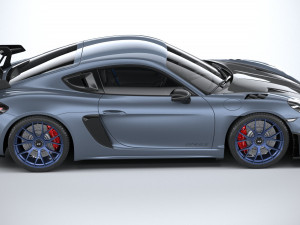 Porsche 718 Cayman GT4 RS 2022 3D Model