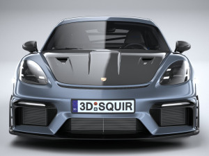 Porsche 718 Cayman GT4 RS 2022 3D Model