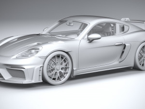 Porsche 718 Cayman GT4 RS 2022 3D Model