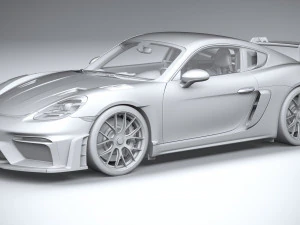 Porsche 718 Cayman GT4 RS 2022 3D Model