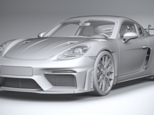 Porsche 718 Cayman GT4 RS 2022 3D Model