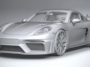 Porsche 718 Cayman GT4 RS 2022 3D Model