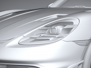 Porsche 718 Cayman GT4 RS 2022 3D Model