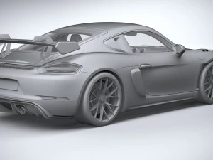 Porsche 718 Cayman GT4 RS 2022 3D Model