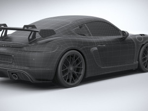 Porsche 718 Cayman GT4 RS 2022 3D Model