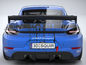 Porsche 718 Cayman GT4 RS Clubsport 2022 3D-Modell