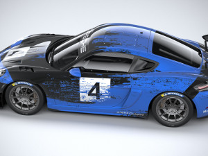 Porsche 718 Cayman GT4 RS Clubsport 2022 3D-Modell