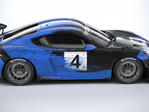 Porsche 718 Cayman GT4 RS Clubsport 2022 3D-Modell