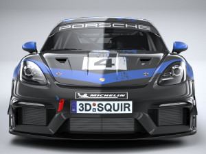 Porsche 718 Cayman GT4 RS Clubsport 2022 3D-Modell