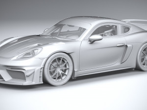 Porsche 718 Cayman GT4 RS Clubsport 2022 3D-Modell