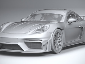 Porsche 718 Cayman GT4 RS Clubsport 2022 3D-Modell