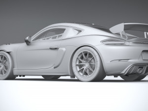 Porsche 718 Cayman GT4 RS Clubsport 2022 3D-Modell