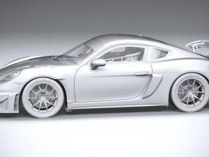 Porsche 718 Cayman GT4 RS Clubsport 2022 3D-Modell