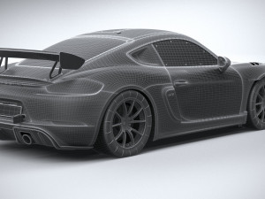 Porsche 718 Cayman GT4 RS Clubsport 2022 3D-Modell