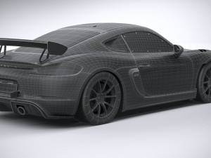 Porsche 718 Cayman GT4 RS Clubsport 2022 3D-Modell