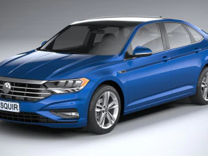Volkswagen Jetta 2022 3D Model