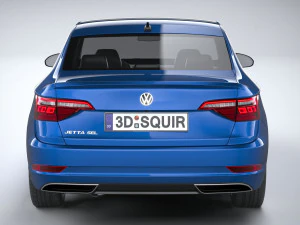 Volkswagen Jetta 2022 3D Model