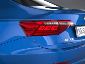 Volkswagen Jetta 2022 3D Model