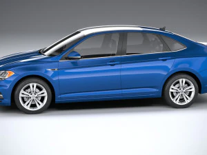 Volkswagen Jetta 2022 3D Model