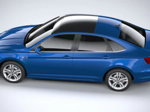 Volkswagen Jetta 2022 3D Model