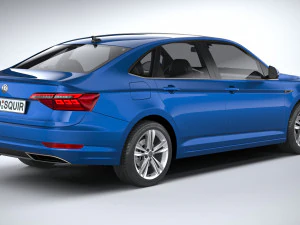 Volkswagen Jetta 2022 3D Model