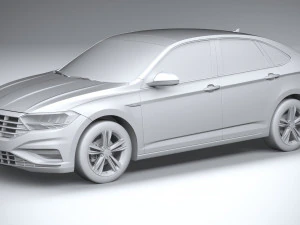 Volkswagen Jetta 2022 3D Model