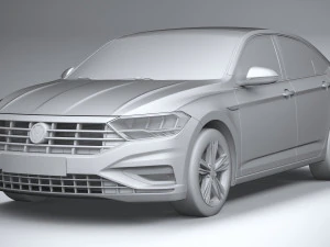 Volkswagen Jetta 2022 3D Model