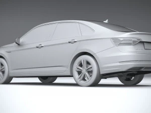 Volkswagen Jetta 2022 3D Model