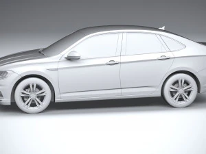 Volkswagen Jetta 2022 3D Model