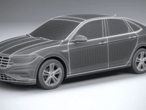 Volkswagen Jetta 2022 3D Model