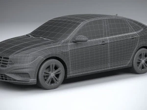 Volkswagen Jetta 2022 3D Model