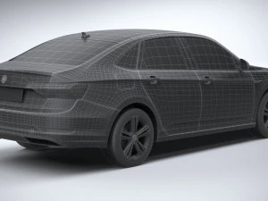 Volkswagen Jetta 2022 3D Model