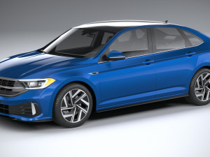 Volkswagen Jetta Sel 2022 3Dモデル