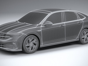 Volkswagen Jetta Sel 2022 Modèle 3D