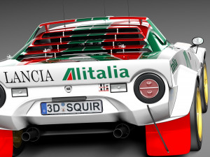 Lancia Stratos HF 1974 3D Model