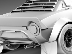 Lancia Stratos HF 1974 3D Model