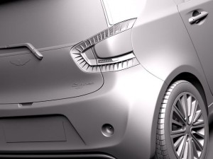 Aston Martin Cygnet 2012 Modello 3D